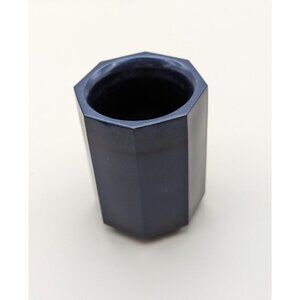 Pencil Cup MakeUp Brush Holder Craft Brush Holder Navy Blue Handmade NEW